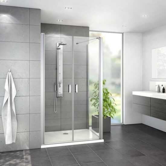 Bočná zástena 75x197 cm Roth Limaya Line chróm lesklý 1135009971