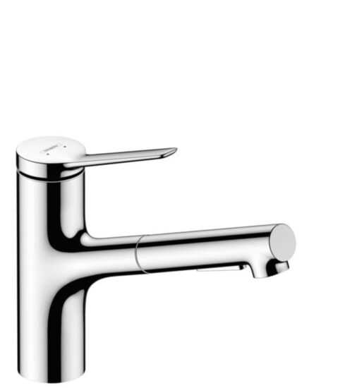 Drezová batéria Hansgrohe Zesis s vyťahovacou spŕškou