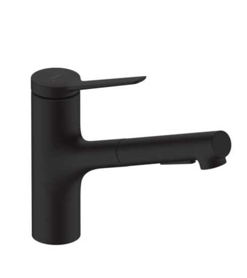 Drezová batéria Hansgrohe Zesis s vyťahovacou spŕškou