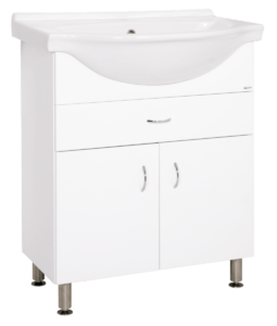 Kúpeľňová skrinka s umývadlom Keramia Pro 70x56 cm biela PRO70Z
