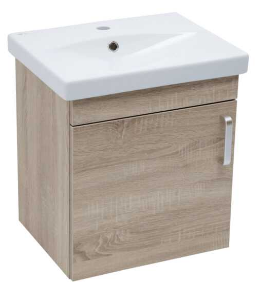 Kúpeľňová skrinka s umývadlom Naturel Vario Dekor 50x51x40 cm dub bardolino mat VARIO250DBDB