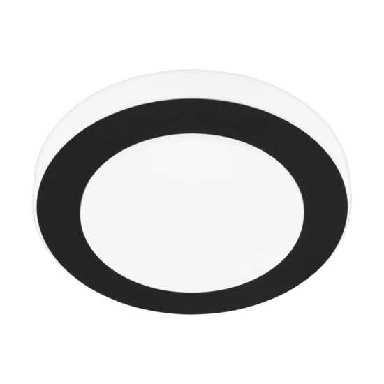 LED stropné svietidlo EGLO Led Carpi IP44 čierná 33682