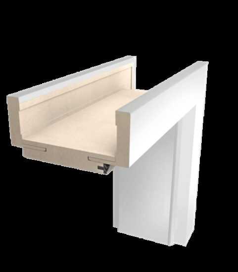 Obložková zárubňa Naturel 80 cm pre hrúbku steny 12-14 cm ľavá O3BM80L