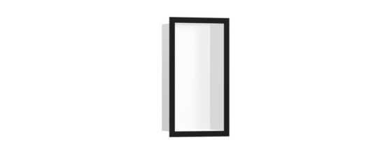 Polička Hansgrohe XtraStoris Individual s rámem vo farbe matná čierna 56096670