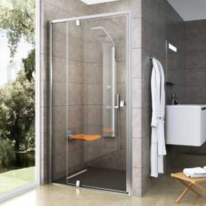 Sprchové dvere 100x190 cm Ravak Pivot chróm matný 03GA0U00Z1