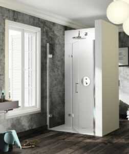 Sprchové dvere 100x200 cm levá Huppe Solva pure chróm lesklý ST4305.092.322