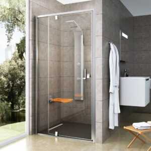Sprchové dvere 110x190 cm Ravak Pivot chróm matný 03GD0U00Z1