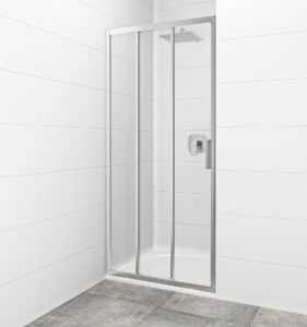 Sprchové dvere 110x195 cm SAT TEX chróm lesklý SIKOTEXE110CRG