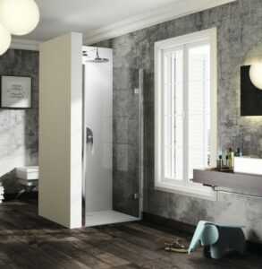 Sprchové dvere 90x200 cm pravá Huppe Solva pure chróm lesklý ST2402.092.322