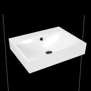 Umývadlo Kaldewei Silenio 3044 60x46 cm alpská biela bez otvoru pre batériu 904306003001