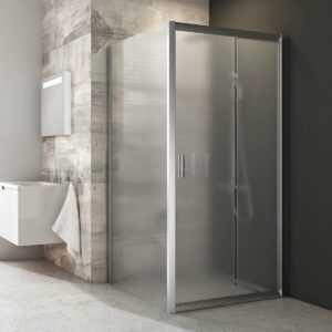 Bočná zástena k sprchovacím dverám 100x190 cm Ravak Blix chróm matný 9BHA0U00ZG