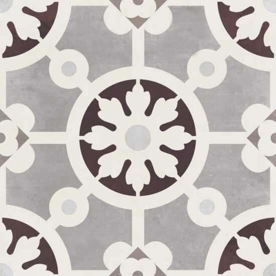 Dlažba Del Conca Paris marrone Bercy 20x20 cm mat 20PR00YMA