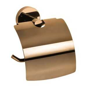 Držiak toaletného papiera Bemeta Coral s krytemvo farbe Coffe-Gold 158112012