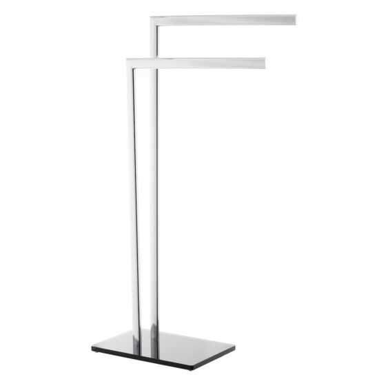 Držiak uterákov Optima Glass chróm/čierna GLASDRZRUC