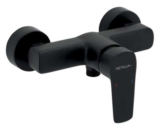 Sprchová batéria Novaservis Metalia 58 bez sprchového setu 150 mm čierna 58061/1