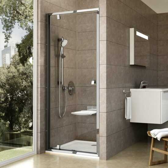 Sprchové dvere 80x190 cm Ravak Pivot chróm lesklý 03G40C00Z1
