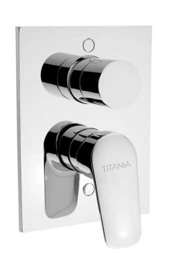 Vaňová batéria Novaservis Titania Pure vrátane podomietkového telesa chróm 90350R