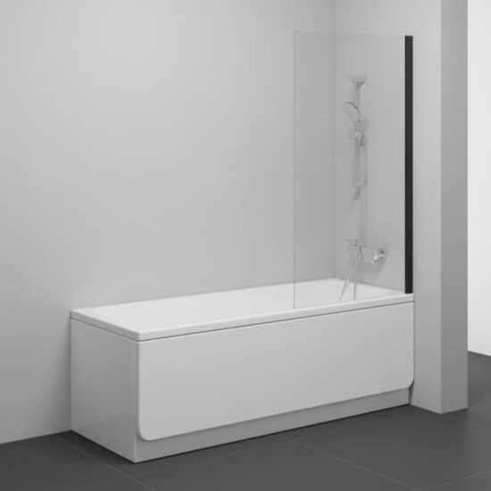 Vaňová zástena Ravak Nexty 140x80 cm Černá 7O840300Z1