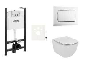 Závesný WC set Ideal Standard Tesi do ľahkých stien / predstenová splachování Aquablade SIKOJSTES1