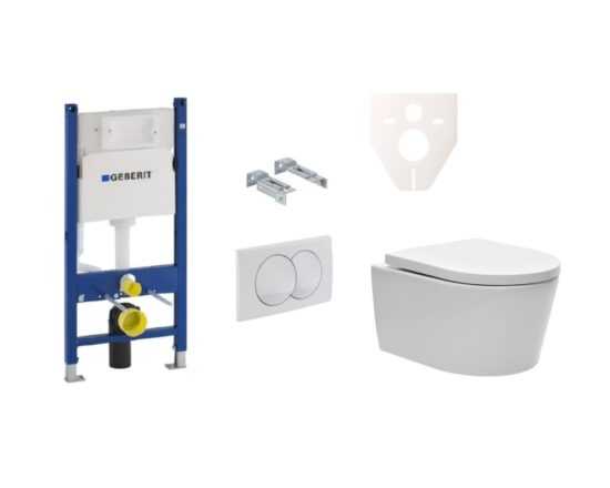 Závesný WC set SAT Brevis do ľahkých stien / predstenová SIKOGES5W0