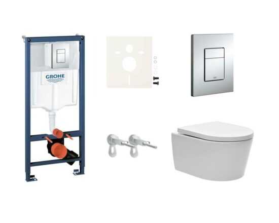 Závesný WC set SAT Brevis do ľahkých stien / predstenová SIKOGRS3W0