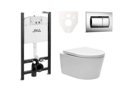 Závesný WC set SAT Brevis do ľahkých stien / predstenová SIKOJSW2