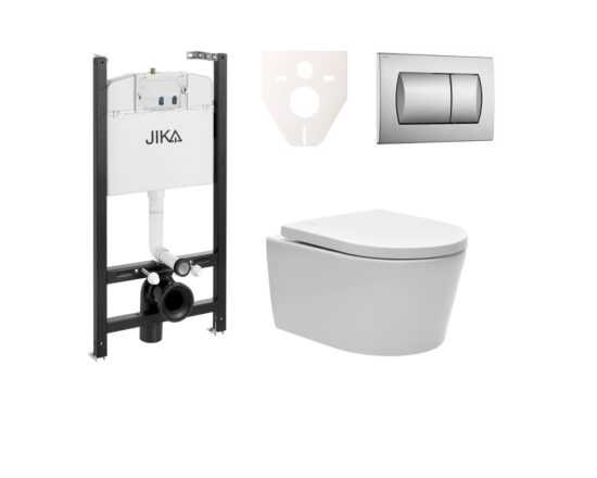Závesný WC set SAT Brevis do ľahkých stien / predstenová SIKOJSW3