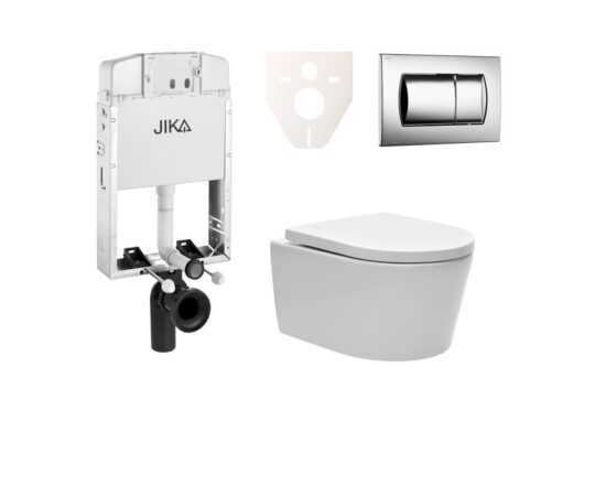 Závesný WC set SAT Brevis na zamurovanie SIKOJW2