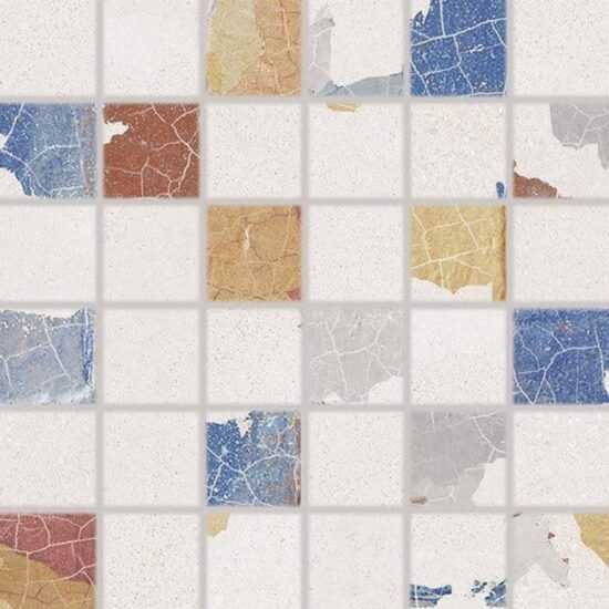 Mozaika Rako Betonico viacfarebná 30x30 cm mat WDM06796.1