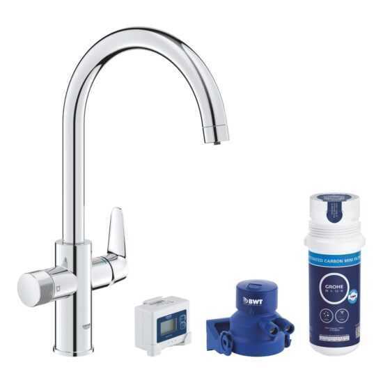 Drezová batéria Grohe Blue Pure s filtrom chróm 30593000