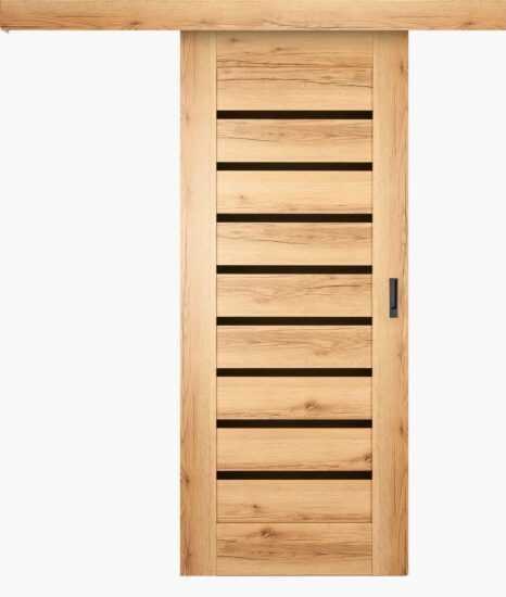 Interiérové dvere Naturel Zaria posuvné 80 cm dub natura ZARIACPLDN80PO + posuvný posuvný systém