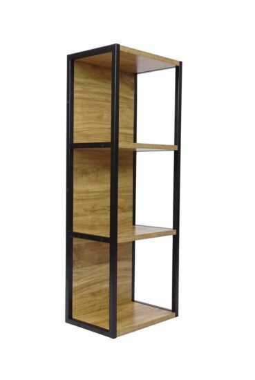 Polica Naturel Blackframe 30x80x20 cm v dekore javor lesk BFRAMEPOL3