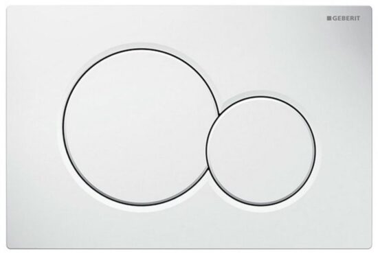 Ovládacie tlačidlo Geberit Sigma plast biela 115.770.11.5