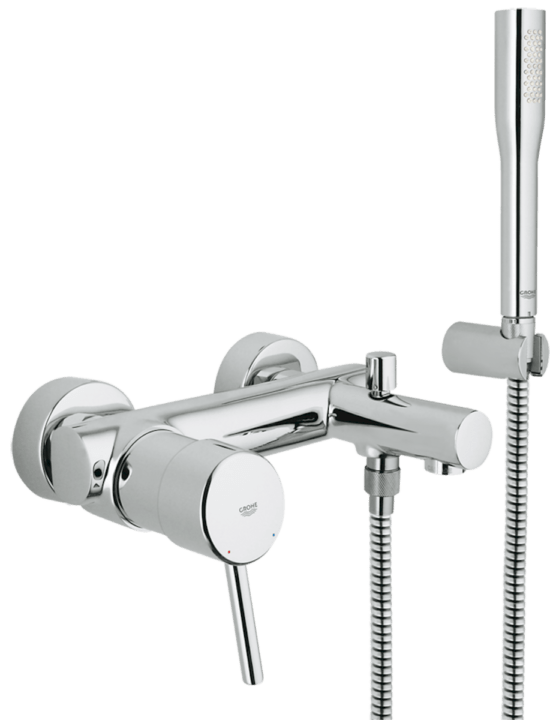 Vaňová batéria Grohe Concetto New so sprchovacím setom 150 mm chróm 32212001
