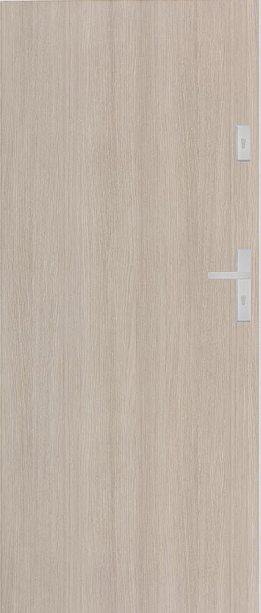 Bezpečnostné vchodové RC2 dvere Naturel Technické ľavé 90 cm dub bielený B2DB90L