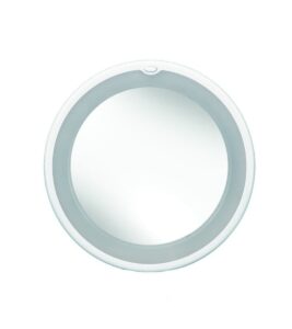 Kozmetické LED zrkadlo s prísavkou Kleine Wolke Flexy Light biela 5819114886