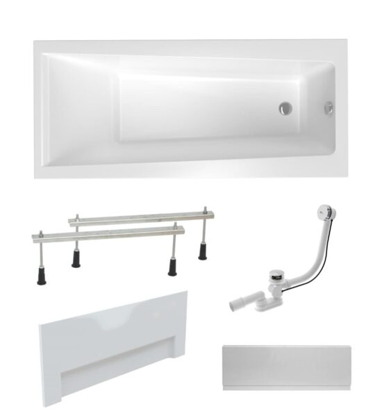 Obdĺžniková vaňa Laguna Idea Plus 170x75 cm akrylát ľavá aj pravá SIKOID1700ANP
