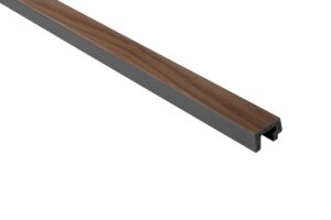 Obkladová lamela ľavé ukončenie Fineza Slat Large Dark oak 270x3