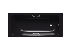 Obdĺžniková vaňa Kaldewei Cayono Star 180x80 cm smaltovaná oceľ ľavá aj pravá black 275734013701