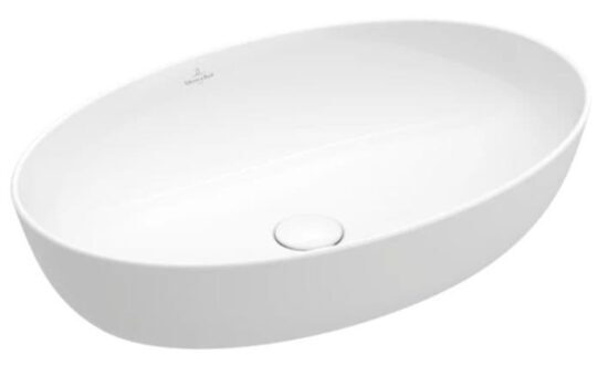 Umývadlo na dosku Villeroy & Boch Artis 61x41 cm bez otvoru pre batériu